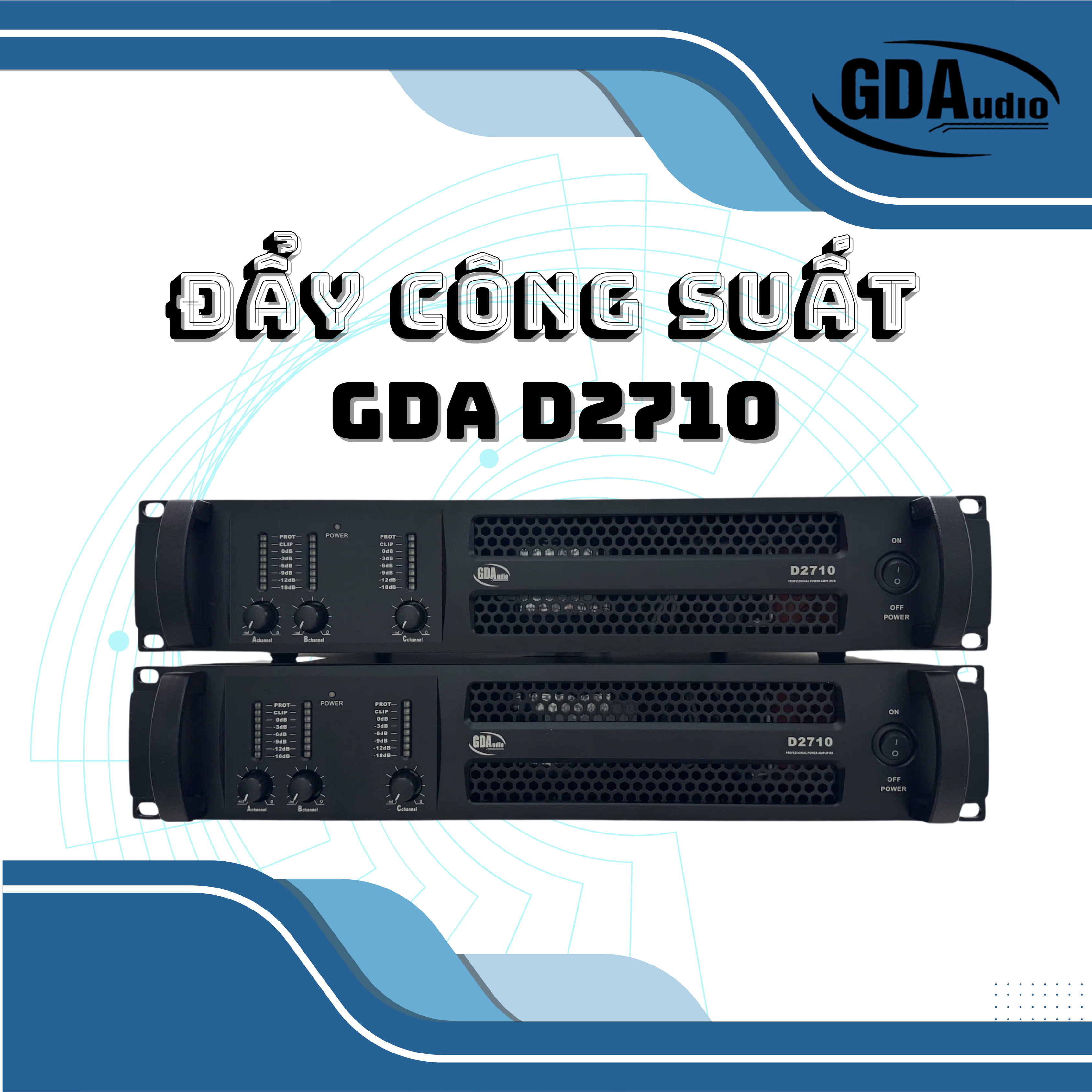 P2710 Đẩy công suất 3 kênh